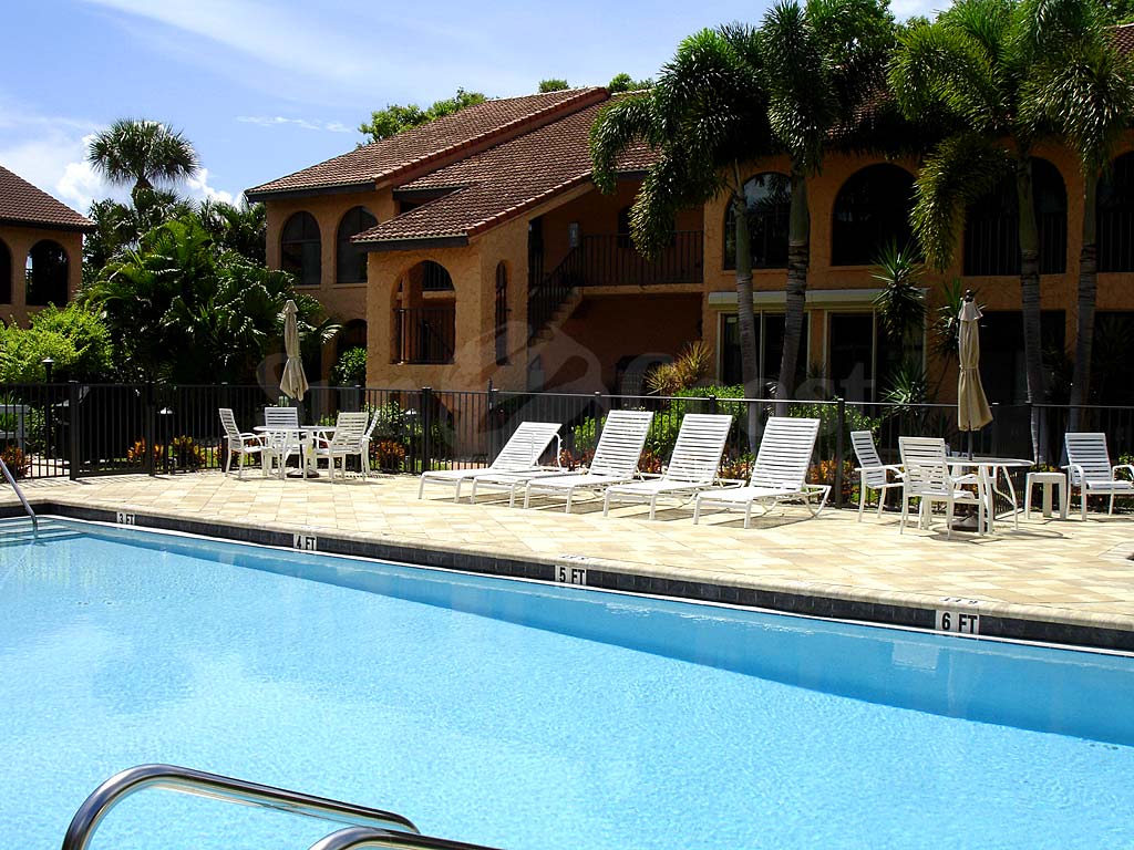 Rose Garden Villas Community Pool and Sun Deck Furnishings
